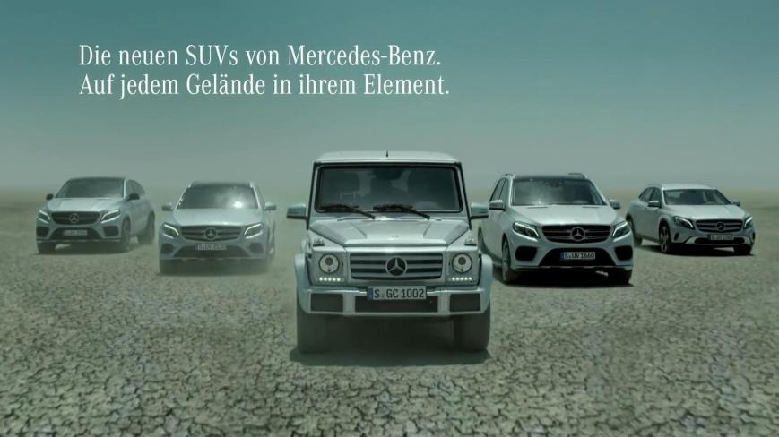 Die neuen SUVs von Mercedes Benz